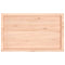 vidaXL Wall Shelf 100x60x(2-6) cm Untreated Solid Wood Oak
