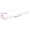 vidaXL Wall Shelf 120x40x(2-4) cm Untreated Solid Wood Oak