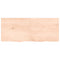 vidaXL Wall Shelf 120x50x(2-4) cm Untreated Solid Wood Oak