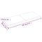 vidaXL Wall Shelf 120x50x(2-4) cm Untreated Solid Wood Oak