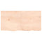 vidaXL Wall Shelf 120x60x(2-4) cm Untreated Solid Wood Oak