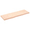 vidaXL Wall Shelf 160x50x(2-6) cm Untreated Solid Wood Oak