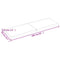 vidaXL Wall Shelf 160x50x(2-6) cm Untreated Solid Wood Oak