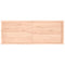 vidaXL Wall Shelf 160x60x(2-4) cm Untreated Solid Wood Oak