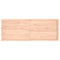 vidaXL Wall Shelf 160x60x(2-6) cm Untreated Solid Wood Oak