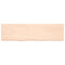 vidaXL Wall Shelf 180x50x(2-6) cm Untreated Solid Wood Oak