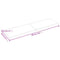 vidaXL Wall Shelf 180x50x(2-6) cm Untreated Solid Wood Oak