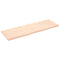 vidaXL Wall Shelf 180x60x(2-4) cm Untreated Solid Wood Oak