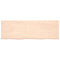 vidaXL Wall Shelf 180x60x(2-4) cm Untreated Solid Wood Oak