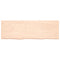 vidaXL Wall Shelf 180x60x(2-6) cm Untreated Solid Wood Oak