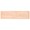 vidaXL Wall Shelf 220x60x(2-4) cm Untreated Solid Wood Oak