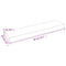 vidaXL Wall Shelf Light Brown 40x10x2 cm Treated Solid Wood Oak