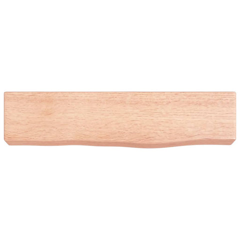 vidaXL Wall Shelf Light Brown 40x10x6 cm Treated Solid Wood Oak