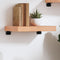 vidaXL Wall Shelf Light Brown 40x20x6 cm Treated Solid Wood Oak