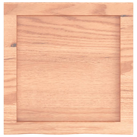 vidaXL Wall Shelf Light Brown 40x40x(2-4) cm Treated Solid Wood Oak