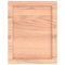 vidaXL Wall Shelf Light Brown 40x50x(2-6) cm Treated Solid Wood Oak