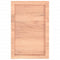 vidaXL Wall Shelf Light Brown 40x60x(2-4) cm Treated Solid Wood Oak