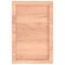 vidaXL Wall Shelf Light Brown 40x60x(2-6) cm Treated Solid Wood Oak