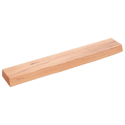 vidaXL Wall Shelf Light Brown 60x10x4 cm Treated Solid Wood Oak