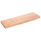 vidaXL Wall Shelf Light Brown 60x20x2 cm Treated Solid Wood Oak