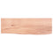 vidaXL Wall Shelf Light Brown 60x20x2 cm Treated Solid Wood Oak