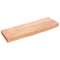 vidaXL Wall Shelf Light Brown 60x20x4 cm Treated Solid Wood Oak