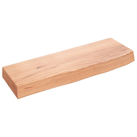 vidaXL Wall Shelf Light Brown 60x20x6 cm Treated Solid Wood Oak