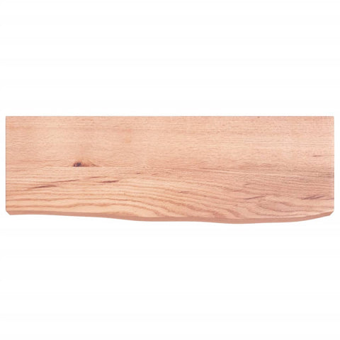 vidaXL Wall Shelf Light Brown 60x20x6 cm Treated Solid Wood Oak