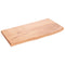 vidaXL Wall Shelf Light Brown 60x30x2 cm Treated Solid Wood Oak