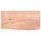 vidaXL Wall Shelf Light Brown 60x30x(2-4) cm Treated Solid Wood Oak