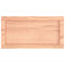 vidaXL Wall Shelf Light Brown 60x30x(2-4) cm Treated Solid Wood Oak