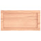 vidaXL Wall Shelf Light Brown 60x30x(2-6) cm Treated Solid Wood Oak