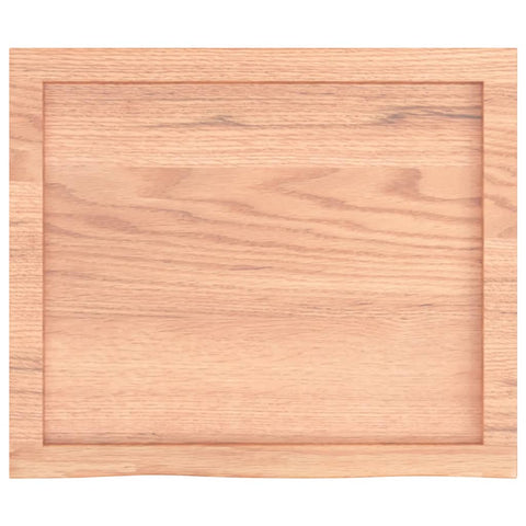 vidaXL Wall Shelf Light Brown 60x50x(2-6) cm Treated Solid Wood Oak