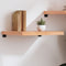 vidaXL Wall Shelf Light Brown 60x50x(2-6) cm Treated Solid Wood Oak