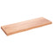 vidaXL Wall Shelf Light Brown 80x30x(2-4) cm Treated Solid Wood Oak