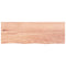 vidaXL Wall Shelf Light Brown 80x30x(2-4) cm Treated Solid Wood Oak
