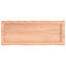 vidaXL Wall Shelf Light Brown 80x30x(2-4) cm Treated Solid Wood Oak