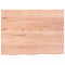 vidaXL Wall Shelf Light Brown 80x60x2 cm Treated Solid Wood Oak