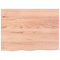vidaXL Wall Shelf Light Brown 80x60x(2-4) cm Treated Solid Wood Oak