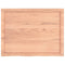vidaXL Wall Shelf Light Brown 80x60x(2-6) cm Treated Solid Wood Oak
