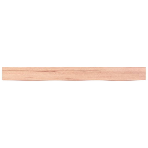 vidaXL Wall Shelf Light Brown 100x10x6 cm Treated Solid Wood Oak