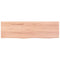 vidaXL Wall Shelf Light Brown 100x30x2 cm Treated Solid Wood Oak