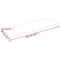 vidaXL Wall Shelf Light Brown 100x40x2 cm Treated Solid Wood Oak