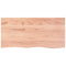 vidaXL Wall Shelf Light Brown 100x50x2 cm Treated Solid Wood Oak