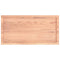 vidaXL Wall Shelf Light Brown 100x50x(2-4) cm Treated Solid Wood Oak