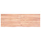 vidaXL Wall Shelf Light Brown 120x40x(2-4) cm Treated Solid Wood Oak