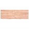 vidaXL Wall Shelf Light Brown 120x40x(2-6) cm Treated Solid Wood Oak