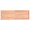 vidaXL Wall Shelf Light Brown 120x40x(2-6) cm Treated Solid Wood Oak