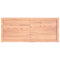 vidaXL Wall Shelf Light Brown 120x50x(2-4) cm Treated Solid Wood Oak