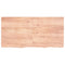 vidaXL Wall Shelf Light Brown 120x60x(2-4) cm Treated Solid Wood Oak